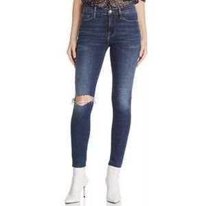 FRAME Denim Le Skinny de Jeanne Raw Skinny Jeans - Jolie - 26